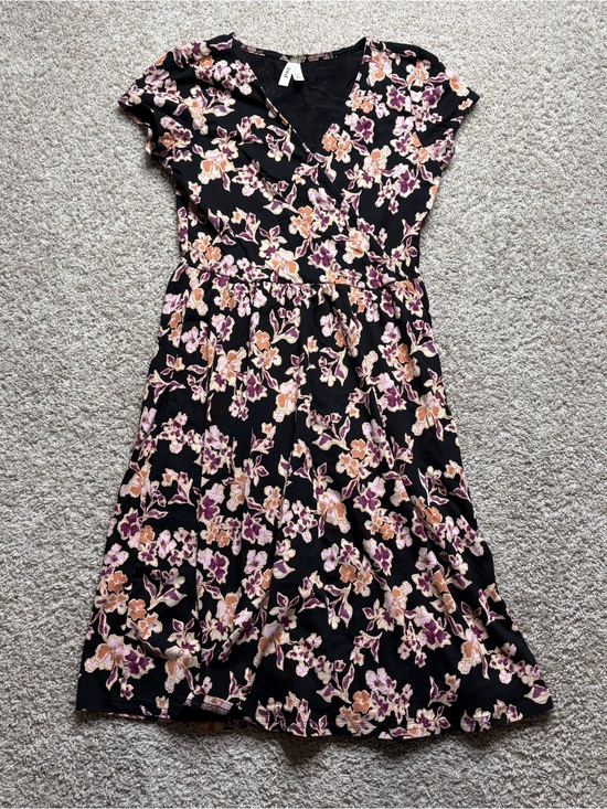 Pact Dresses & Skirts - Pact Fit & Flare Crossover Dress
